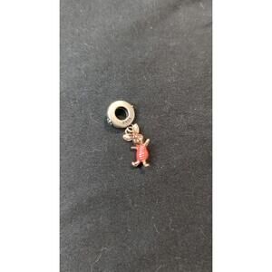 Sterling enamel piglet from Winnie the Pooh bracelet charm